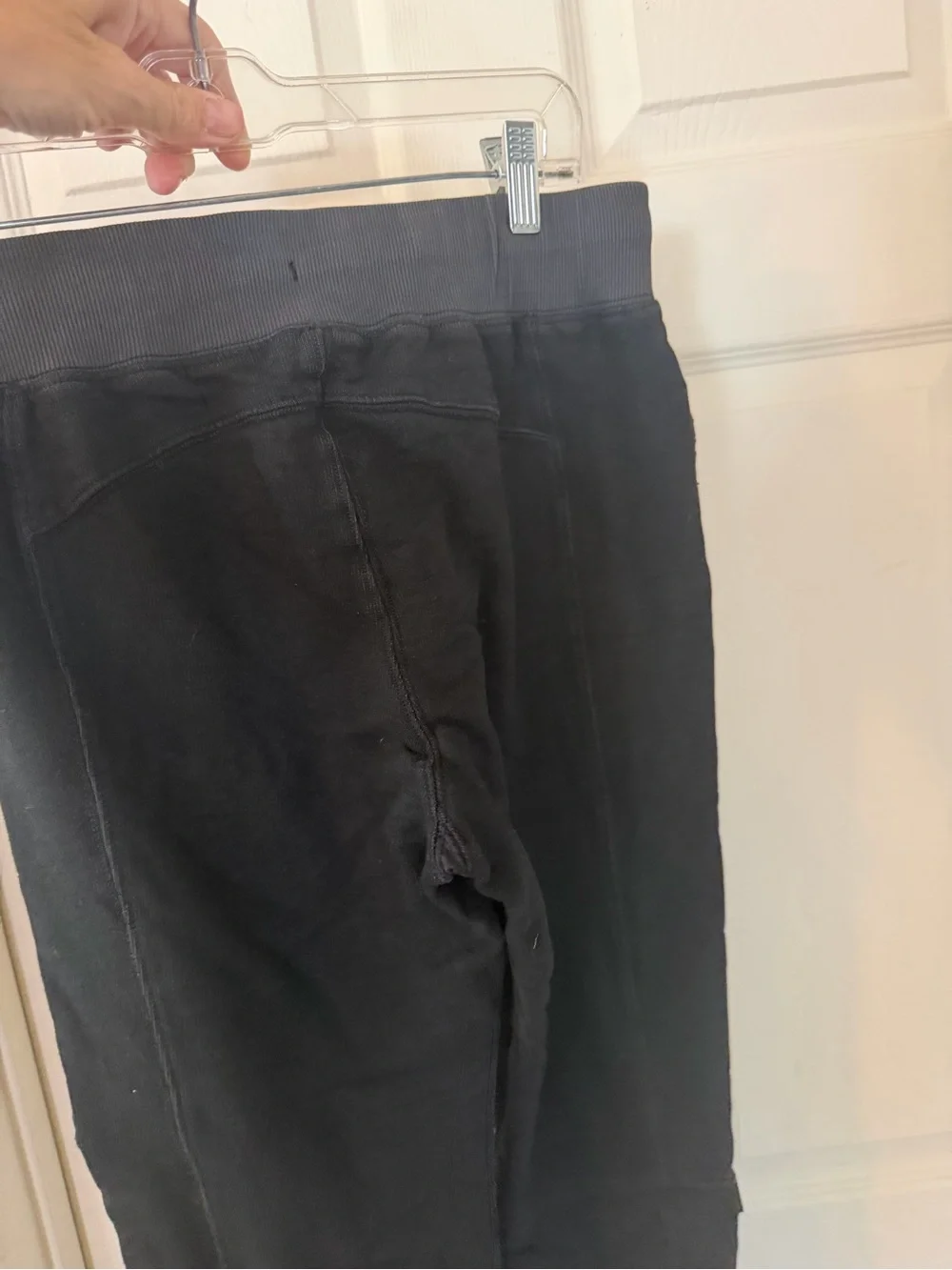 Free People Black Utility Cargo Joggers lots of pockets sz Small
